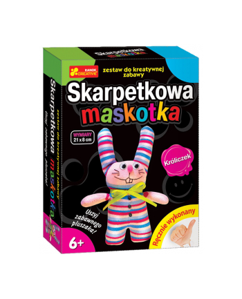 RANOK Skarpetkowa maskotka, króliczek