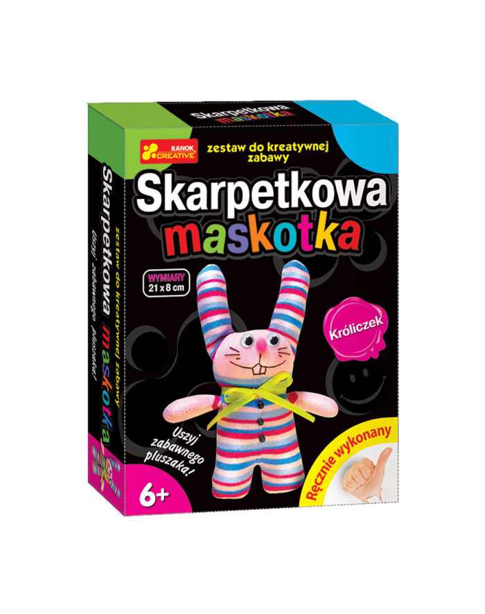 RANOK Skarpetkowa maskotka, króliczek główny