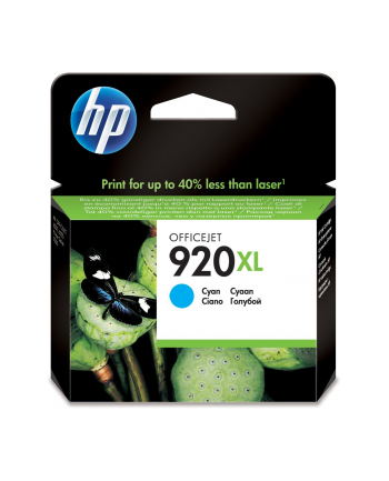 Wkład atramentowy HP 920XL cyan | 700str | OfficeJet 6000/6500 nr 1