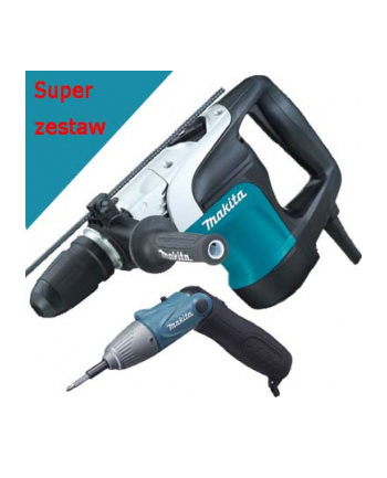 MŁOT UDAROWO-OBROTOWY HR 4002 + 6723 DW + P-18013 MAKITA nr 1