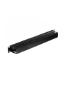 Netrack organizator kabli 19''/1U, czarny z pokrywą - nr 1