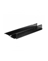 Netrack organizator kabli 19''/2U, czarny z pokrywą - nr 7