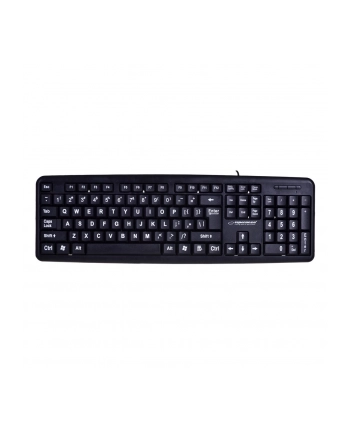 ESPERANZA EK129 Klawiatura Standardowa USB / 104 Klawisze, DUŻE LITERY nr 2