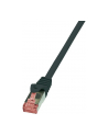 LOGILINK Patchcord Cat.6 S/FTP PIMF PrimeLine 0,5m, czarny - nr 9