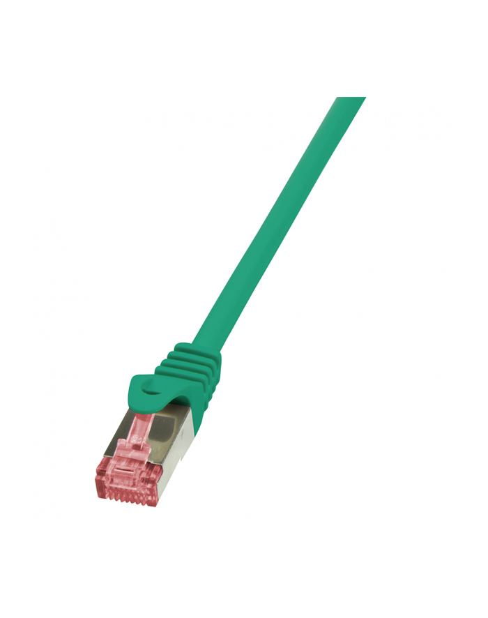 LOGILINK Patchcord Cat.6 S/FTP PIMF PrimeLine 0,5m, zielony główny