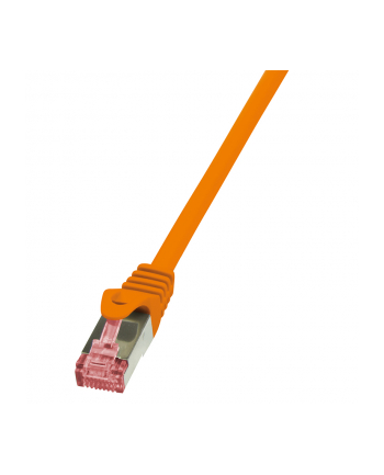 LOGILINK Patchcord Cat.6 S/FTP PIMF PrimeLine 0,5m, pomarańczowy