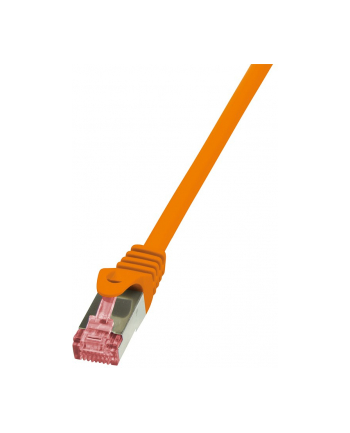 LOGILINK Patchcord Cat.6 S/FTP PIMF PrimeLine 1m, pomarańczowy