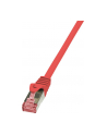 LOGILINK Patchcord Cat.6 S/FTP PIMF PrimeLine 5m, czerwony - nr 5