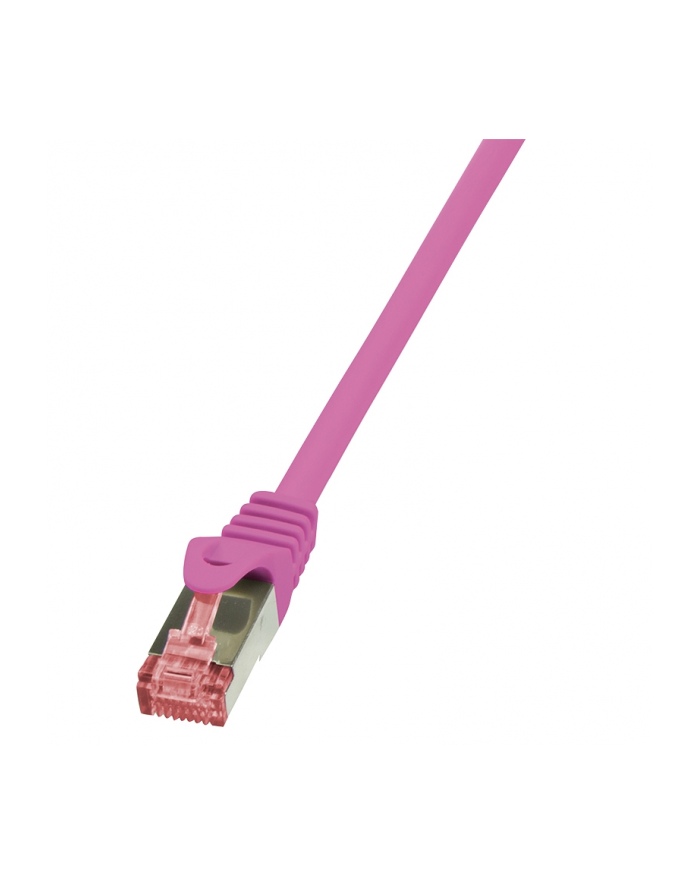 LOGILINK Patchcord Cat.6 S/FTP PIMF PrimeLine 7,5m, różowy główny