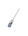 LOGILINK Patchcord Cat.6A 10G S/FTP PIMF PrimeLine 0,5m szary - nr 16