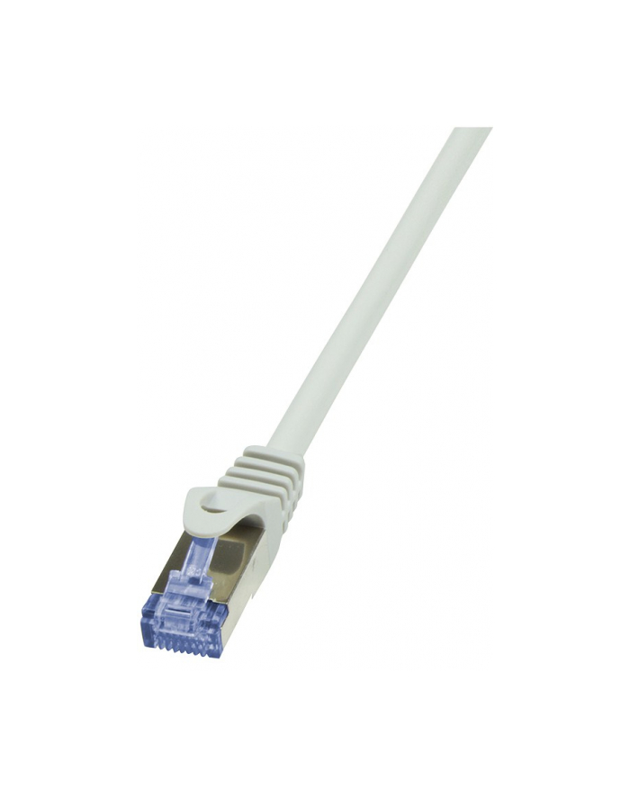 LOGILINK Patchcord Cat.6A 10G S/FTP PIMF PrimeLine 0,5m szary główny