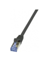 LOGILINK Patchcord Cat.6A 10G S/FTP PIMF PrimeLine 0,5m czarny - nr 19