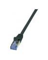 LOGILINK Patchcord Cat.6A 10G S/FTP PIMF PrimeLine 1m czarny - nr 11