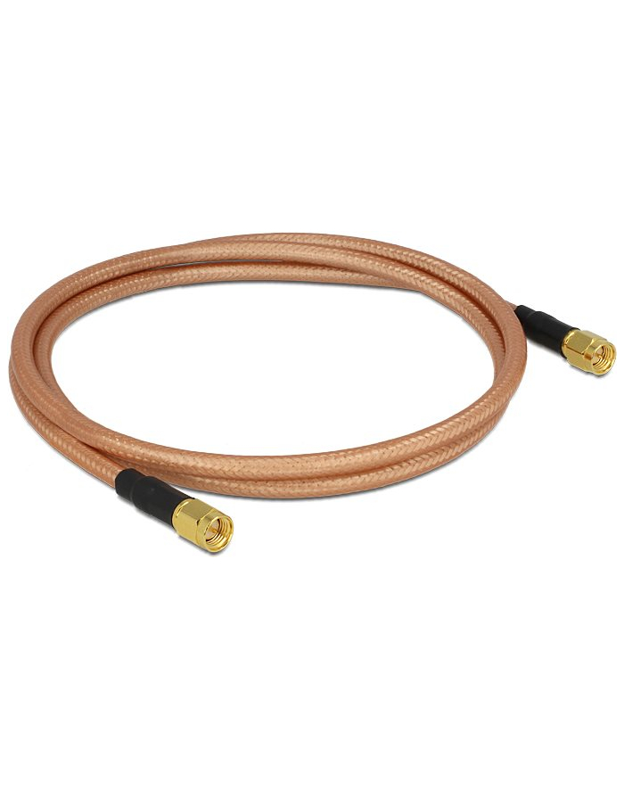 Delock Kabel antenowy SMA Plug > SMA Plug RG-142 1m główny