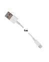 Whitenergy Kabel USB 2.0 do iPhone 5 transfer/ładowanie 100cm biały - nr 3