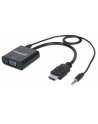 Manhattan Konwerter HDMI męski na VGA żeński z audio - nr 15