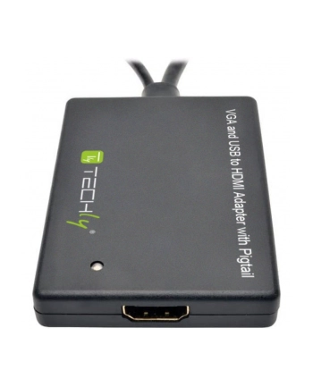 Techly Konwerter SVGA z audio USB na HDMI nr 2