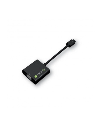 Techly Konwerter mini HDMI (C) męski na VGA żeński nr 2