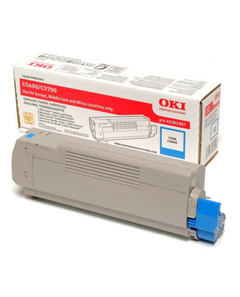 OKI Toner Niebieski C56/57=43381907=C5600  C5700  2000 str. nr 1