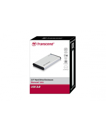 Transcend StoreJet 25S3 HDD Case 2.5'' USB 3.0 SILVER