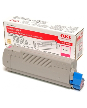 OKI Toner Czerwony C56/57=43381906=C5600  C5700  2000 str. nr 1