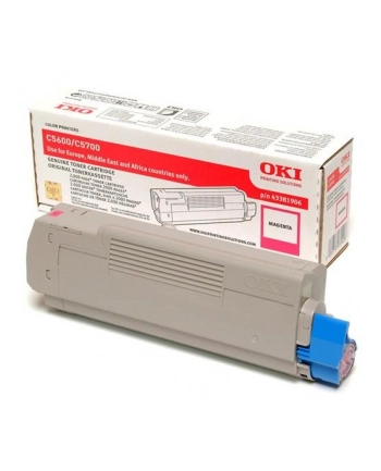 OKI Toner Czerwony C56/57=43381906=C5600  C5700  2000 str. nr 2