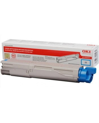OKI Toner Niebieski C3520/C3530-TC=43459371=C3520MFP  C3530 MFP  MC350  MC360 (zastąpił 43459323)  2500 str. nr 1