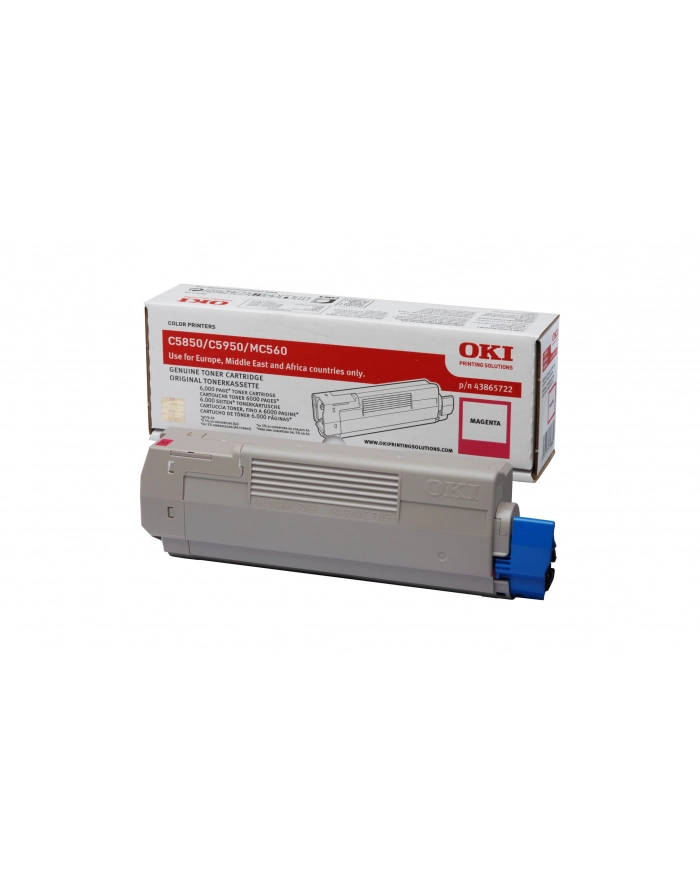 OKI Toner Czerwony C5850/5950=43865722=C5850  C5950  MC560  6000 str. główny