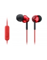 Sony MDR-EX110APW Słuchawki douszne zamknięte  czerwone AP (z mikrofonem) - nr 8