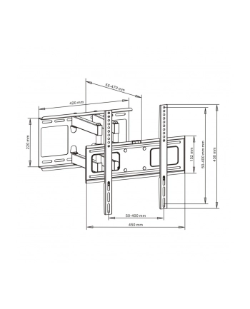 UCHWYT DO LED/LCD/PLAZMA ART 23-55   AR-70 nr 2