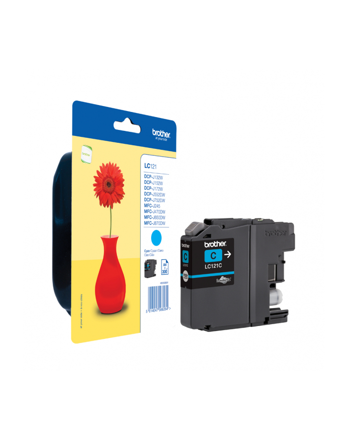 BROTHER Tusz Niebieski LC121C=LC-121C  300 str. główny