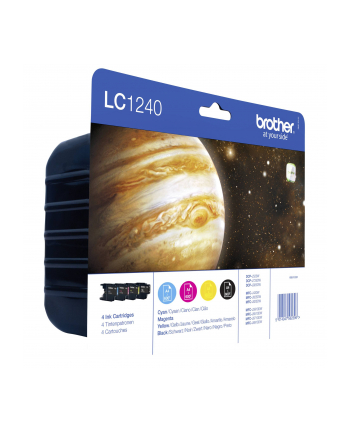 BROTHER Tusz LC1240VALBP=LC-1240VALBP  Zestaw CMYBk  LC1240C+LC1240M+LC1240Y+LC1240BK