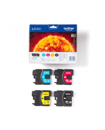 BROTHER Tusz LC980VALBP=LC-980VALBP  Zestaw CMYBk  LC980C+LC980M+LC980Y+LC980BK