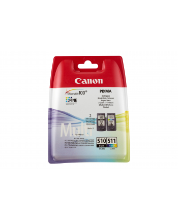 CANON Tusz PG-510/CL-511=PG510/CL511=2970B010  Zestaw Bk+Kolor  PG-510+CL-511