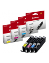 CANON Tusz CLI-551C/M/Y/K=CLI551 CMYK=6509B009  Zestaw CMYBk  CLI551C+CLI551M+CLI551Y+CLI551Bk - nr 52