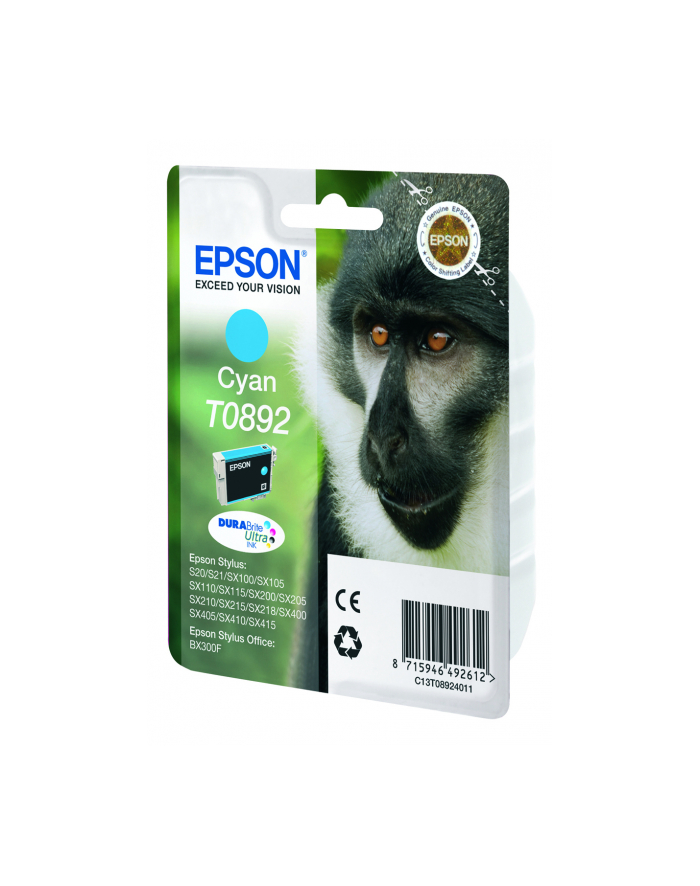 EPSON Tusz Niebieski T0892=C13T08924011  3.5 ml główny