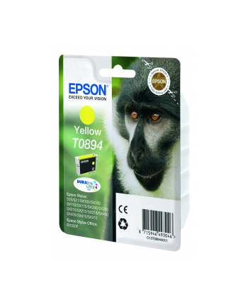 EPSON Tusz Żółty T0894=C13T08944011  3.5 ml nr 2