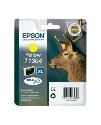 EPSON Tusz Żółty T1304=C13T13044010  10.1 ml nr 2