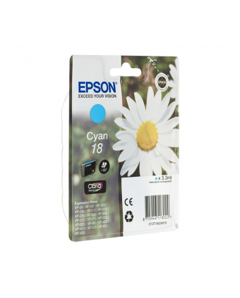 EPSON Tusz Niebieski T1802=C13T18024010  180 str.  3.3 ml