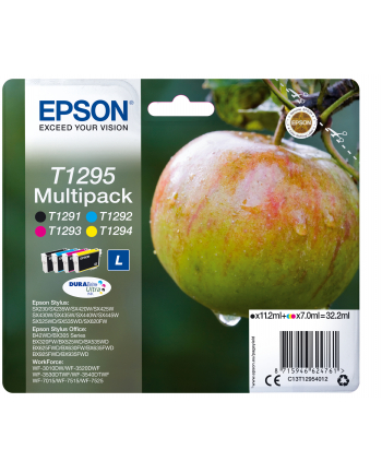 EPSON Tusz T1295=C13T12954010  Zestaw CMYK  T1291+T1292+T1293+T1294