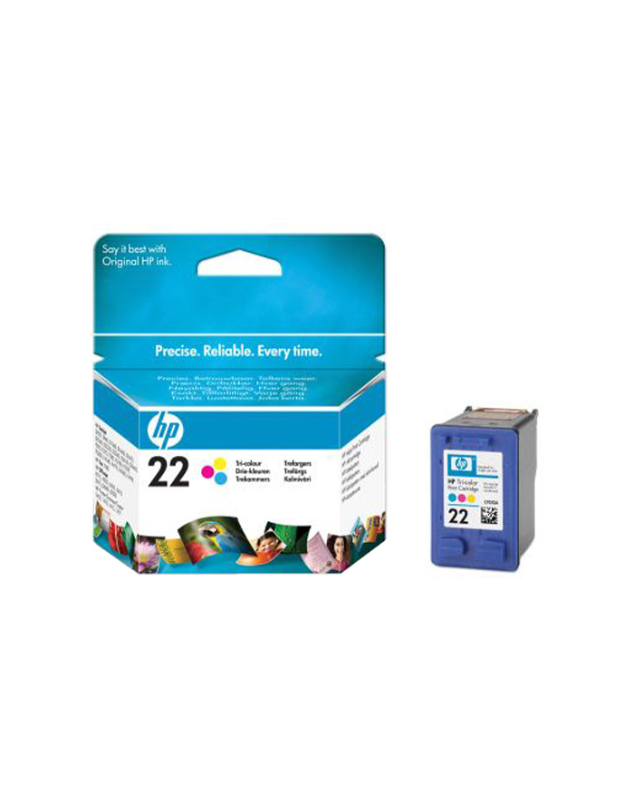 Hewlett-Packard HP Tusz Kolor HP22=C9352AE  165 str.  5 ml główny
