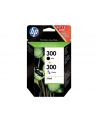 Hewlett-Packard HP Tusz HP300+HP300=CN637EE  Zestaw Bk+Kolor  CC640EE+CC643EE - nr 63