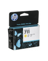 Hewlett-Packard HP Tusz Żółty HP711=CZ132A  29 ml - nr 11