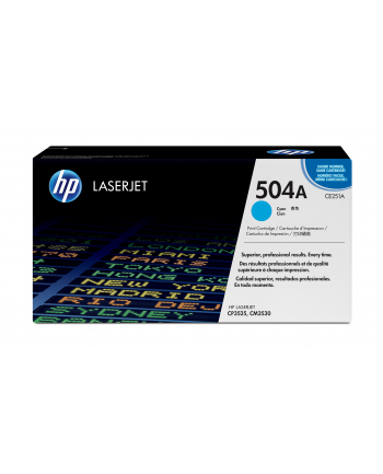 Hewlett-Packard HP Toner Niebieski HP504A=CE251A  7000 str.