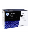 Hewlett-Packard HP Toner HP80Xx2=CF280XD  Zestaw 2xBk  2xCF280X - nr 55