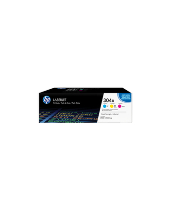 Hewlett-Packard HP Toner HP304A=CF372AM  Zestaw CMY  CC531A+CC533A+CC532A
