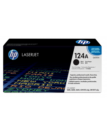 Hewlett-Packard HP Toner Czarny HP124A=Q6000A  2500 str.