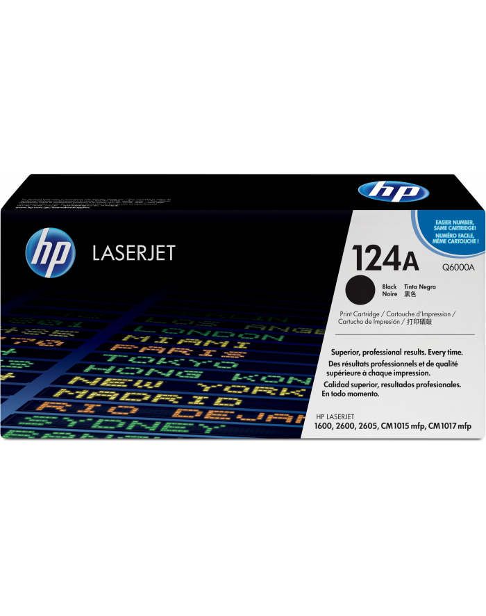 Hewlett-Packard HP Toner Czarny HP124A=Q6000A  2500 str. główny