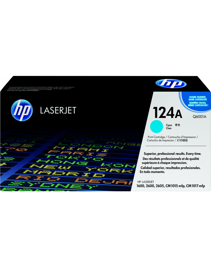 Hewlett-Packard HP Toner Niebieski HP124A=Q6001A  2000 str. główny