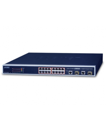 PLANET FGSW-1816HPS Switch 16xFEt PoE 802.3at 2xSFP
